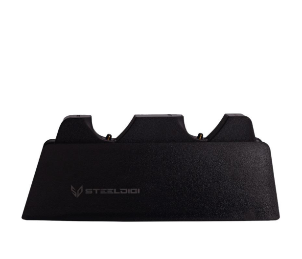 SteelDigi Podwójna ładowarka do padów PS5 AZURE CANOE czarna - 726772 - zdjęcie 2